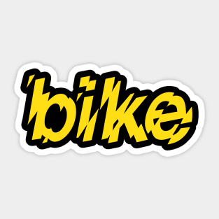 Cycling - Bike Thunderstruck Electrified Graphic Sticker